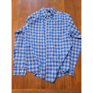 Lands' End Long Sleeve Button Up Shirt Large